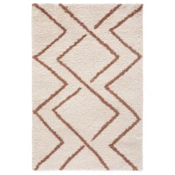 TAPIS ESPRIT BERBERE TERRACOTTA 100X150CM