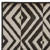 TAPIS EXTERIEUR ET INTERIEUR COLOR NOIR ET BLANC 150X230CM