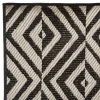 TAPIS EXTERIEUR ET INTERIEUR COLOR NOIR ET BLANC 120X160CM