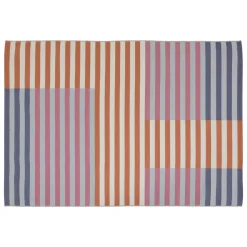 TAPIS EXTERIEUR INTERIEUR RAYURES COULEUR 120X170CM
