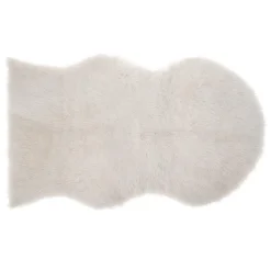 TAPIS FOURRE OSLO IVOIRE D.90X150CM
