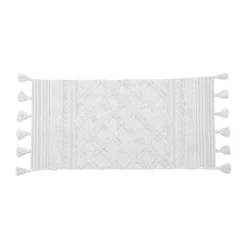 TAPIS GABRIEL 45X90CM BLANC