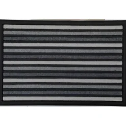 TAPIS GAUTIER 40X60CM NYLON CAOUTCHOUC GRIS