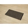 TAPIS HANOI COTON JUTE 45X90CM NOIR NATUREL