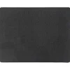 TAPIS HEXAGONE 45X60CM POLYESTER VELOURS NOIR