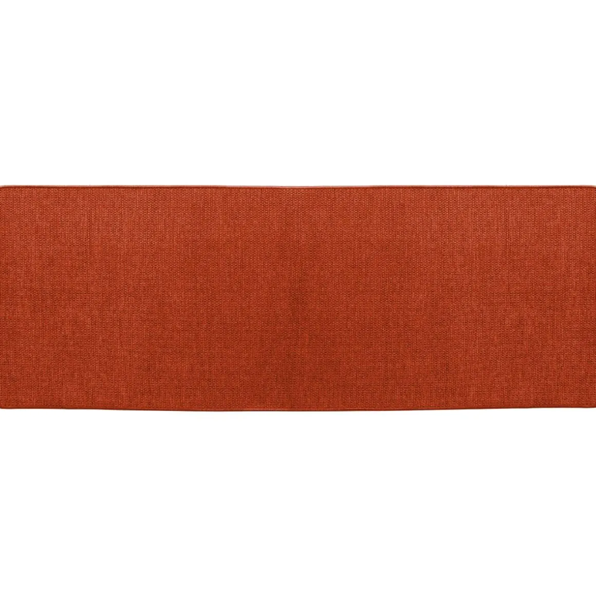 TAPIS HEXAGONE 45X120CM POLYESTER VELOURS TERRACOTTA