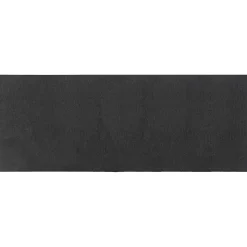 TAPIS HEXAGONE 45X120CM POLYESTER VELOURS NOIR