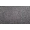 TAPIS HEXAGONE 45X80CM POLYESTER VELOURS GRIS FONCE