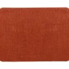 TAPIS HEXAGONE 45X60CM POLYESTER VELOURS TERRACOTTA