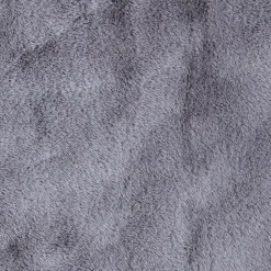 TAPIS IMITATION FOURRURE FIN GRIS 110X60CM