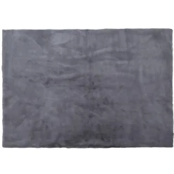 TAPIS IMITATION FOURRURE FIN GRIS 120X170CM