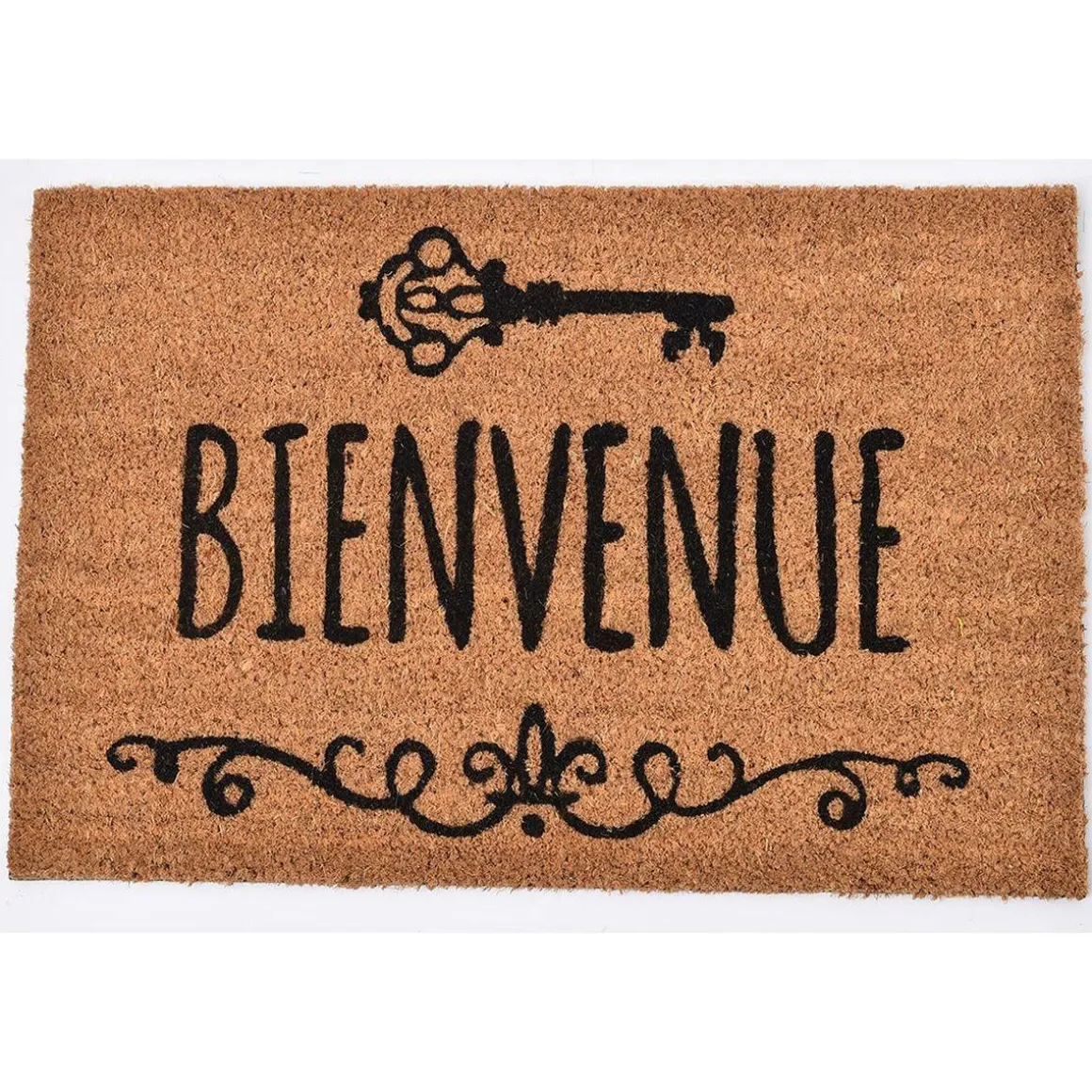 TAPIS IMP BIENVENUE 40X60CM COCO NATUREL