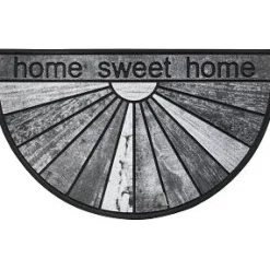 TAPIS IMP DEMI LUNE 45X75CM CAOUTCHOUC HOME