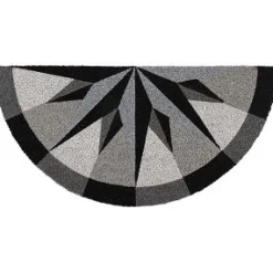 TAPIS IMP DEMI LUNE 37X75CM COCO PVC ROSE DES VENTS