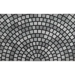 TAPIS IMPRIME 45X75CM CAOUTCHOUC MOSAIQUE