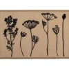 TAPIS IMPRIME 40X60CM POLYAMIDE HERBIER BEIGE