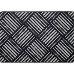 TAPIS IMPRIME 40X60CM POLYESTER AFRICA GRIS