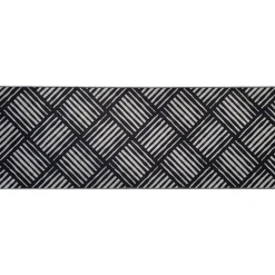TAPIS IMPRIME 50X140CM POLYESTER AFRICA GRIS