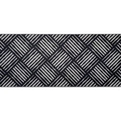TAPIS IMPRIME 50X120CM POLYESTER AFRICA GRIS