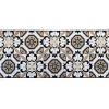 TAPIS IMPRIME 50X120CM POLYESTER CARMEN BLANC