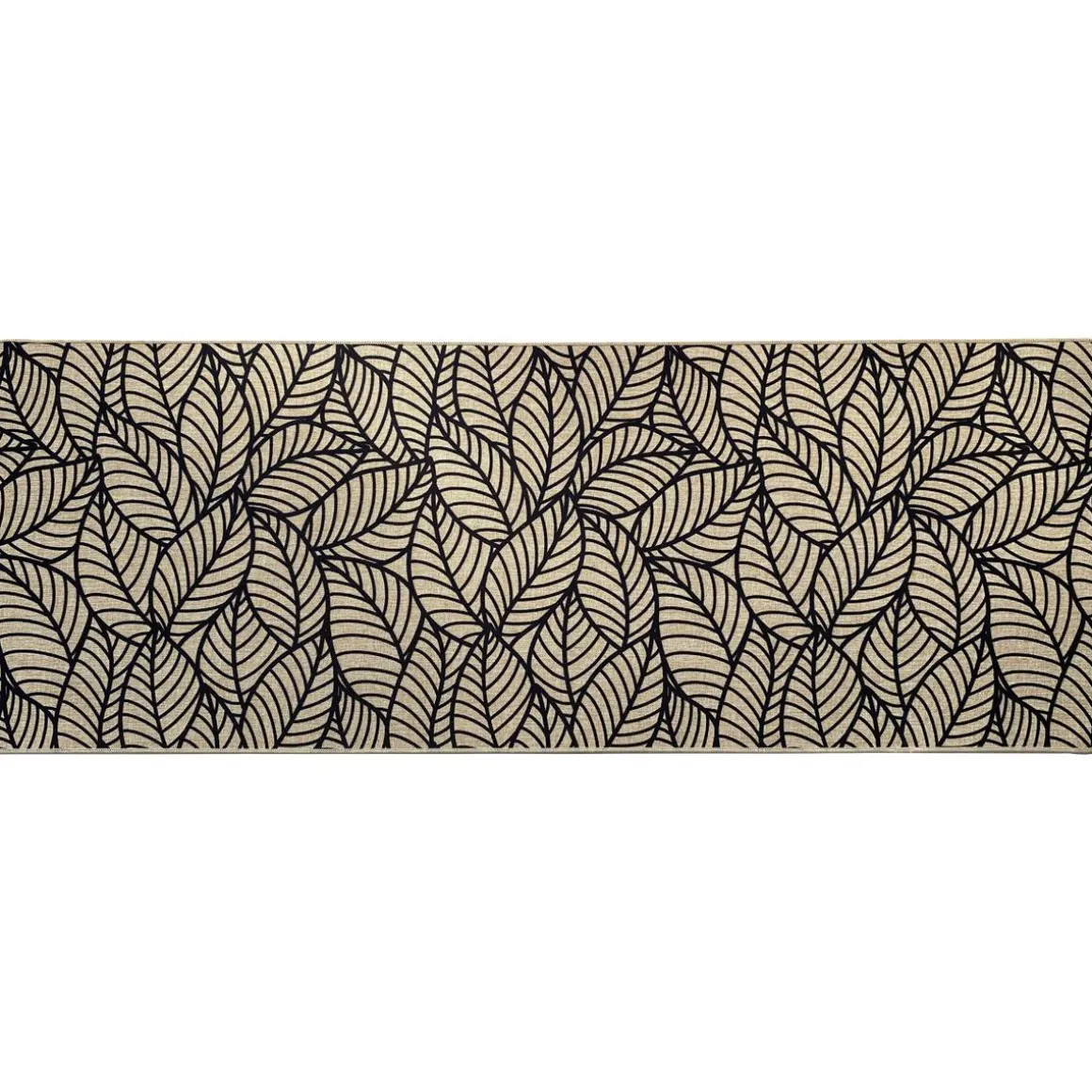 TAPIS IMPRIME 50X140CM POLYESTER JUNGLE BEIGE