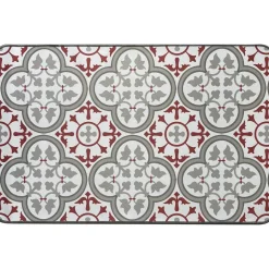 TAPIS IMPRIME 50X80CM POLYESTER PACO ROUGE