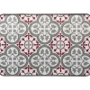 TAPIS IMPRIME 40X60CM POLYESTER PACO ROUGE