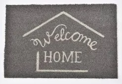 TAPIS IMP WELCOME 40X60CM COCO PVC GRIS