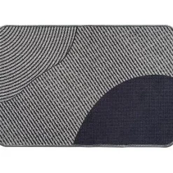 TAPIS IMP 40X60CM POLYESTER VELOURS DUNE GRIS