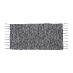 TAPIS JADE 45X90CM GRIS