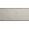 TAPIS JOHN 50X120CM VINYLE TISSE BICOLORE BEIGE GRIS