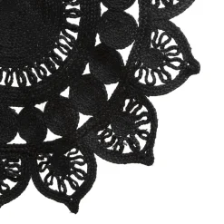 TAPIS JUTE DENTELLE NIGHT D.118CM