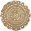 TAPIS JUTE GOLD SHINE D.115CM
