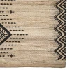TAPIS JUTE IMPRIME ETHNIQUE D.120X170CM