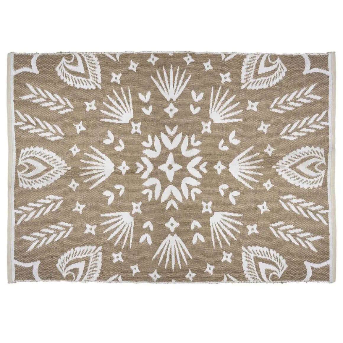 TAPIS JUTE JACQUARD CHENILLE D.120X170CM