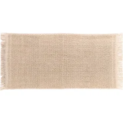 TAPIS LINA COTON AUTRES FIBRES 45X90CM NATUREL