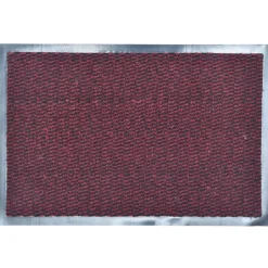 TAPIS LISA 60X80CM POLYPRO PVC BORDEAUX