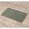 TAPIS MICROFIBRE BOULES UNI 45X75CM KAKI