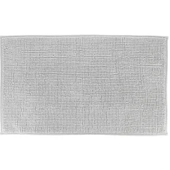 TAPIS MICROFIBRE BOULES UNI 45X75CM GRIS CLAIR