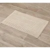 TAPIS MICROFIBRE BOULES 50X80CM BEIGE