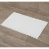 TAPIS MICROFIBRE BOULES 50X80CM BLANC
