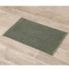 TAPIS MICROFIBRE BOULES 50X80CM KAKI