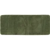 TAPIS MICROFIBRE DOUBLE VASQUE 50X120CM DESSOUS LATEX KAKI