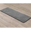 TAPIS MICROFIBRE DOUBLE VASQUE 45X120CM GRIS