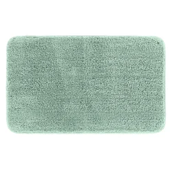 TAPIS MICROFIBRE DOUX 45X75CM VERT EUCALYPTUS
