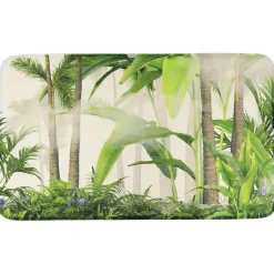 TAPIS MICROFIBRE IMPRIME 45X75CM OASIS