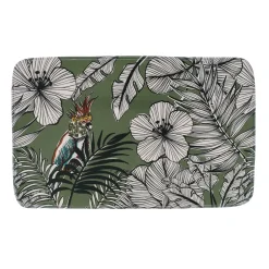 TAPIS MICROFIBRE IMPRIME 45X75CM JUNGLE FEVER KAKI