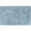TAPIS MICROFIBRE PETITE CHENILLE 50X80CM BLEU CLAIR