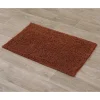 TAPIS MICROFIBRE PETITE CHENILLE 50X80CM CUIVRE