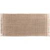 TAPIS NINON COTON AUTRES FIBRES 45X90CM TAUPE